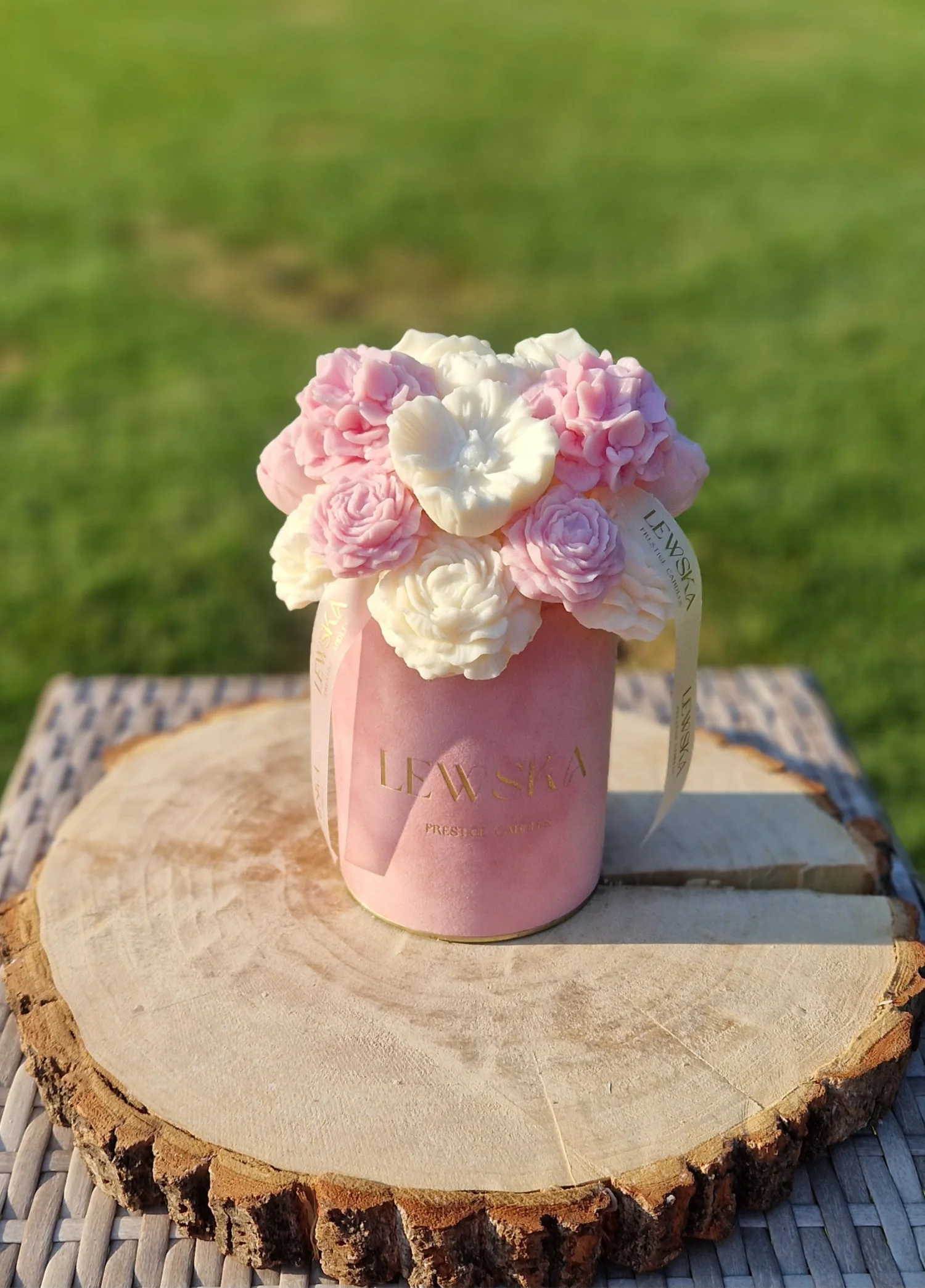 Flowerbox  M różowy. 