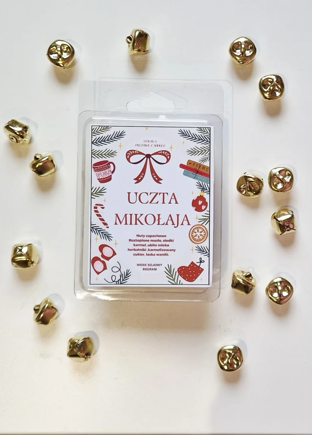 Wosk zapachowy do kominka  Uczta Mikołaja