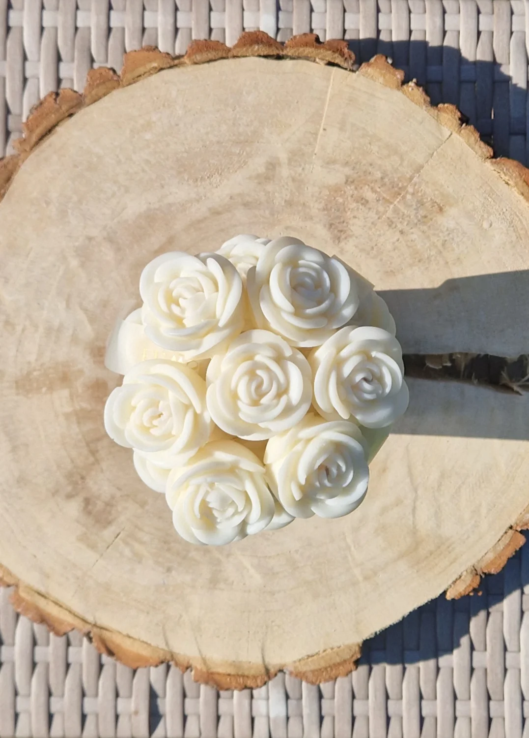 Flowerbox sojowy  S. Kwiaty  mini róże