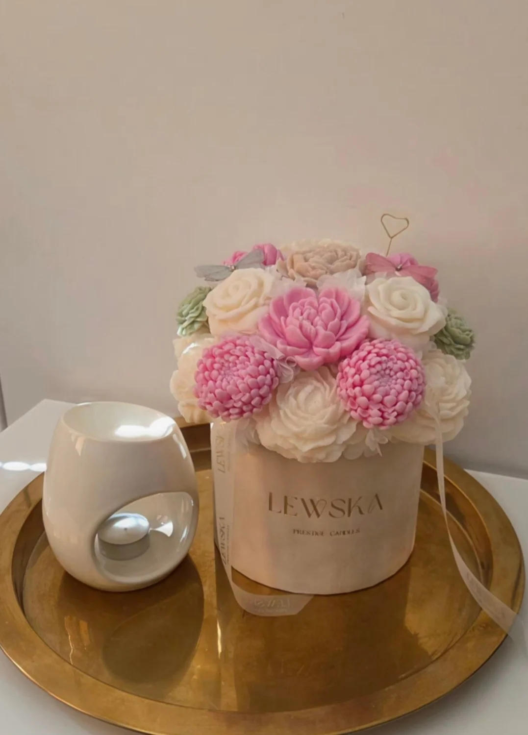 Flowerbox L-mix kolorowych kwiatów. Kolor pudełka do wyboru