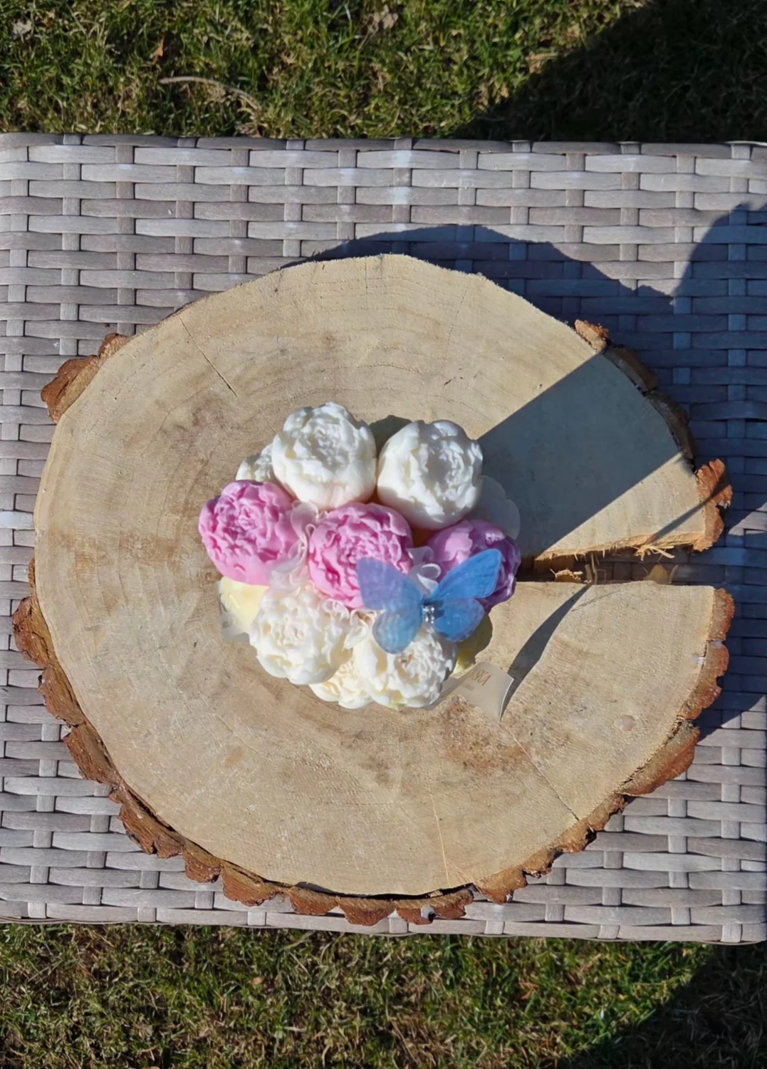 Flowerbox sojowy  S szary wiosna