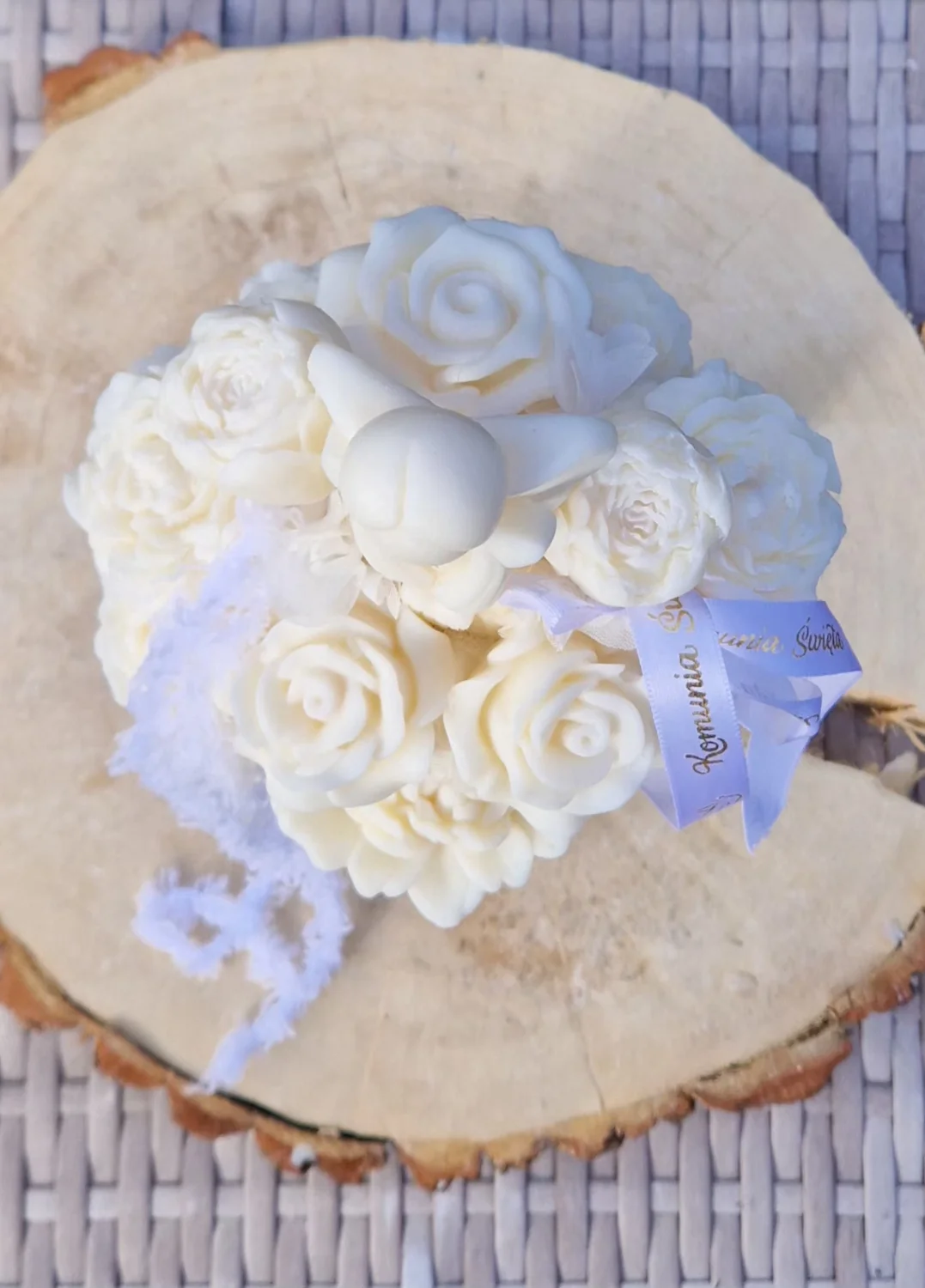 Flowerbox  M Komunia Święta Aniołek