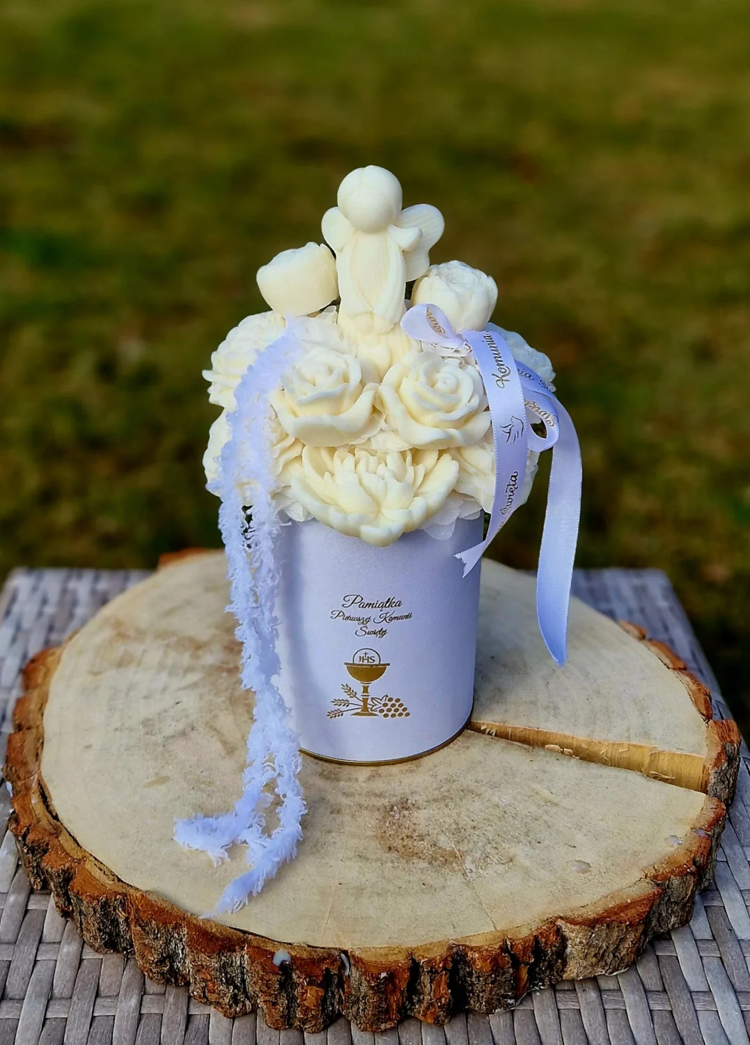 Flowerbox  M Komunia Święta Aniołek